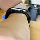 I’m wearing it on the smallest setting but you can see that huge gap between my wrist and the band. It’s the same on the other side, too.